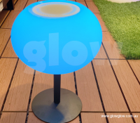 Glow LED Bluetooth Table Lamp Speaker|Glow LED Illuminated Bluetooth Table Lamp Speaker works with Google Assistant and Amazon Alexa