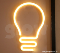 Glow Neon Light Bulb Wall or Window Light|Glow Neon Light Bulb Wall or Window USB or Battery Light